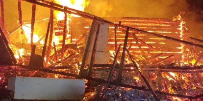 Kastamonu’da alevlere teslim olan ev kullanılamaz hale geldi