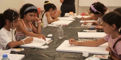 Bodrum Belediyesinden çocukların gelişimine sanat desteği