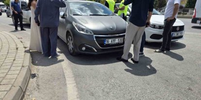 Bursa İnegöl’de otomobil motorsiklete çarptı:2 yaralı
