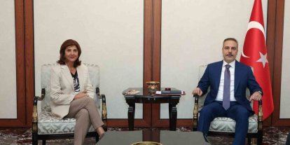 Bakan Fidan, BM Genel Sekreteri’nin Kıbrıs Konusunda Şahsi Temsilcisi Cuellar’ı kabul etti