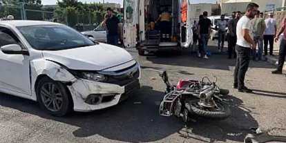 Siirt’te otomobil ile motosiklet çarpıştı: 2 yaralı