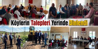 Susuz Köylerinde Saha İncelemesi