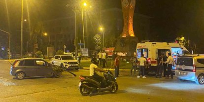 İki otomobil çarpıştı: 1 yaralı