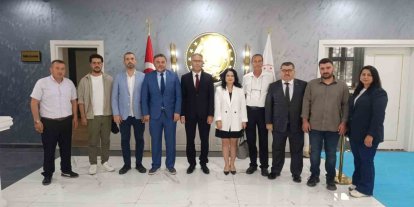 DÇGC Başsavcı Ünalan’a hayırlı olsun ziyareti