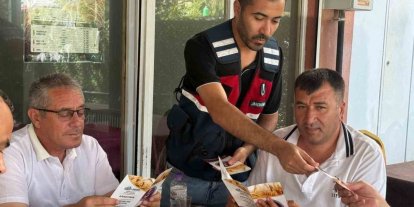 Jandarma vatandaşları dolandırıcılık konusunda bilgilendirdi