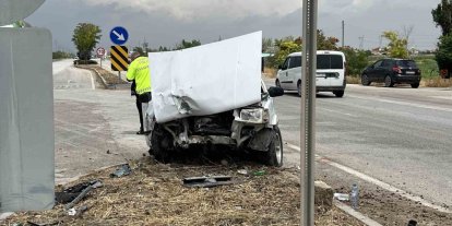 Konya’da otomobiller çarpıştı: 1’i ağır 5 yaralı