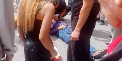 Eskişehir’de yaşı küçük motosikletlinin çarptığı yaya yaralandı
