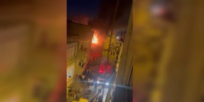 Küçükçekmece’de metruk binada yangın paniği