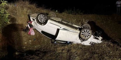 Kastamonu’da otomobil şarampole yuvarlandı: 1 yaralı
