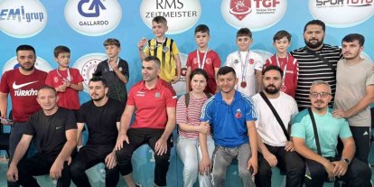 Minik pehlivan Ertuğrul Alp Tekin’den Türkiye Şampiyonası’nda çifte madalya