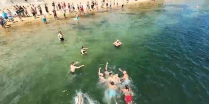 Denizde saniye saniye kurtarma seferberliği