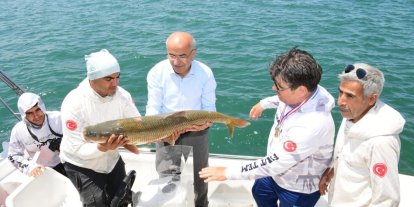 Malatya’da sınırları aşan turna balığı heyecanı
