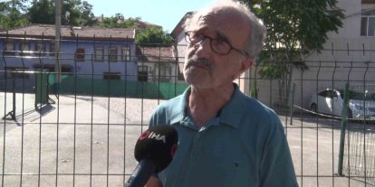 Tarihi mezarın üzeri çakıl taşlarıyla kapatılıp otopark görünümü verildi