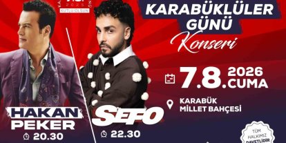 Karabüklüler Günü’nde Hakan Peker ve Sefo sahne alacak