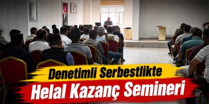 Kars’ta Yükümlülere “Helal Kazanç” Semineri