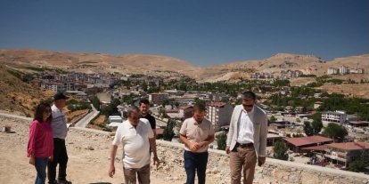 Başkan Bozkurt, Millet Bahçesi ve yol çalışmalarını yerinde inceledi