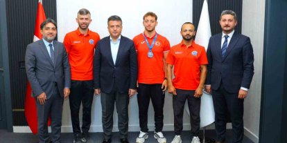 Başkan Doğan’dan Avrupa ikincisi milli sporcuya kutlama