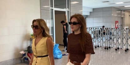 Elçin Sangu adliyeye geldi