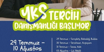 Denizli’de YKS tercih danışmanlığı hizmeti başlıyor