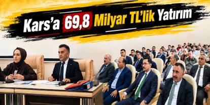 Kars’ta 69,8 Milyar TL’lik 315 Proje Masaya Yatırıldı