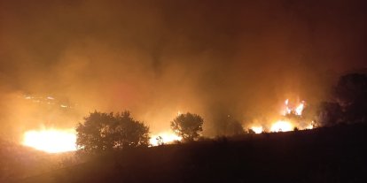Kula’da makilik alanda yangın: 400 dönüm alan zarar gördü