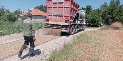 Başkan Arslan üstyapı çalışmaları hakkında sahada bilgi aldı