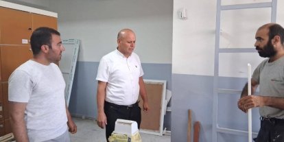 Çermik’te okullar yeni eğitim ve öğretim yılına hazırlanıyor