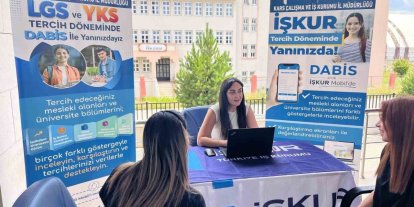 Kars’ta üniversite adaylarına dijital tercih rehberi: İŞKUR’dan DABİS desteği