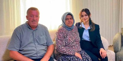 Bolu’da şehit ailesine ziyaret: Yeni kaymakamdan vefa örneği