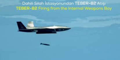 KIZILELMA dahili mühimmat yuvasından ilk atış testlerini başarıyla tamamladı