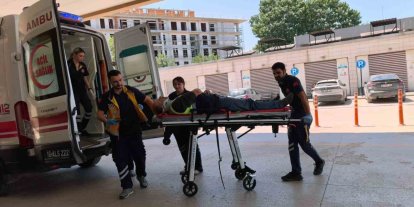 Otomobil ile geri dönüşüm aracının karıştığı kazada 1 kişi yaralandı
