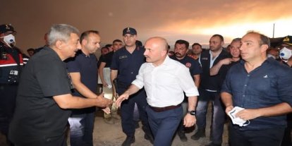 Aydın Valisi Varol yangın bölgesinde incelemelerde bulundu