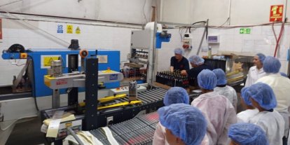 Koruma altındaki çocuklar üretimi yerinde gördü, meslekleri yakından tanıdı