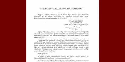 Baki Ersoy’dan Sarız’daki afet konutları için soru önergesi