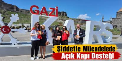 Kars’ta Kadına Yönelik Şiddetle Mücadele Bilgilendirmesi