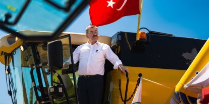 Gölbaşı karabuğdayında hasat zamanı