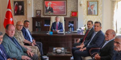 Vali Eldivan’dan Kaymakam Yıldırım’a Ahat’a hayırlı olsun ziyareti