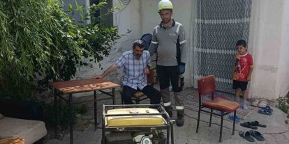 Aras EDAŞ’tan planlı bakım sürecinde hastaya mobil jeneratör desteği