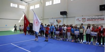 ANALİG tenis müsabakalarının açılış seremonisi yapıldı
