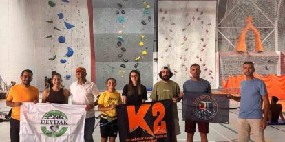 Kayserili 29 sporcu spor tırmanışta ileri seviye eğitim hakkı kazandı