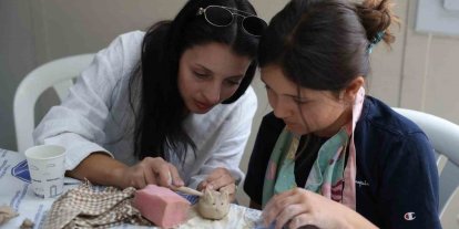 Didim Belediyesi seramik kursunda üretim devam ediyor