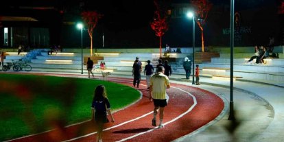 Merkez park şehrin gözdesi, sporun merkezi oldu
