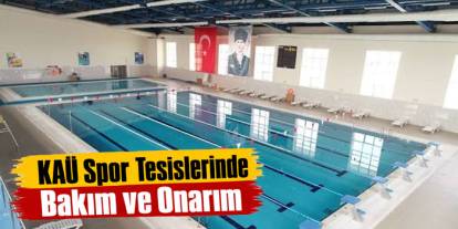 Kafkas Üniversitesi Yüzme Havuzu ve Fitness Salonu Geçici Olarak Kapatıldı
