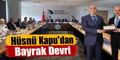 KAÜ Rektörü Hüsnü Kapu, ÜAK Dönem Başkanlığını Devretti