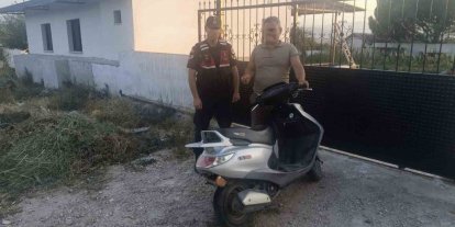 Çine’de çalınan motosiklet JASAT çalışmasıyla bulundu