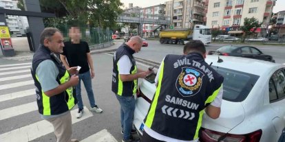 Samsun’da ’korsan taksi’ denetimi: 3 sürücüye 300 bin TL ceza