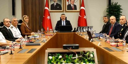 İçişleri Bakanı Mustafa Çiftçi, ‘Kaçakçılık ve Organize Suçlarla Mücadele Güvenlik Toplantısı’na başkanlık etti