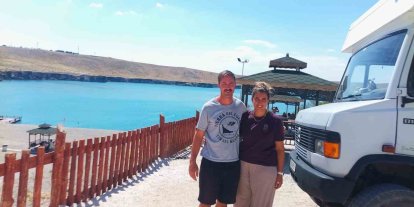 İsviçreli çift, Acıgöl’e hayran kaldı