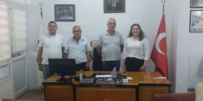Burhaniye’de Sağlık Müdürü Akbey, Esnaf Odasını ziyaret etti
