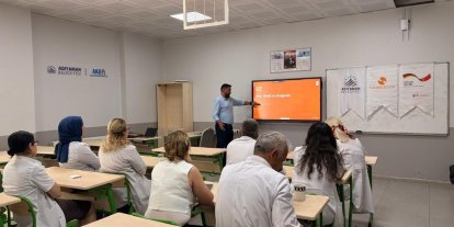 Adıyaman Belediyesi personeline eğitim ve mentörlük desteği